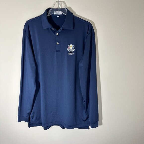 Peter Millar Summer Comfort M Polo 2020 Ryder Cup Whistling Straits Longsleeves - Picture 6 of 6